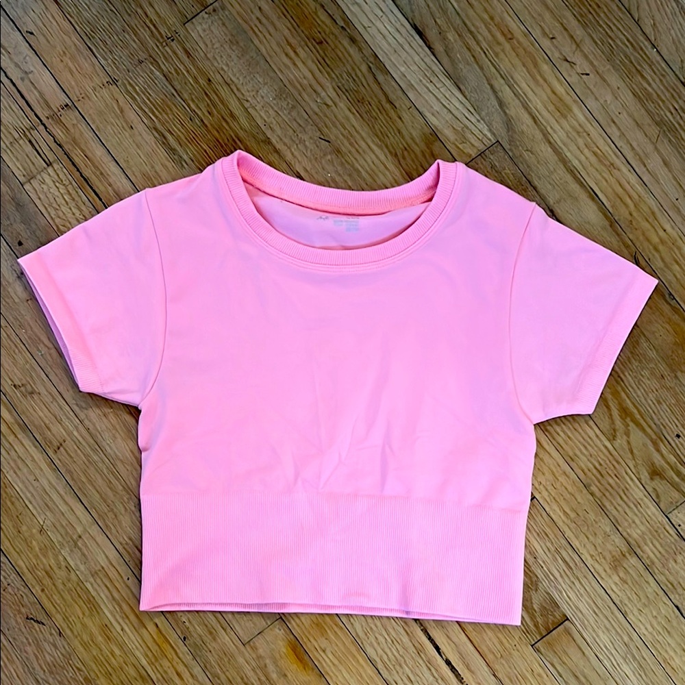 Offline by Aerie Sidewalk Seamless Cropped T-Shirt